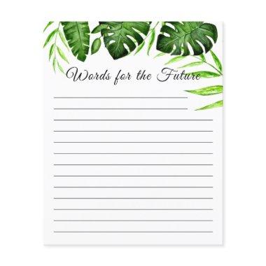 Word for the Future Bridal Shower Tropical Script