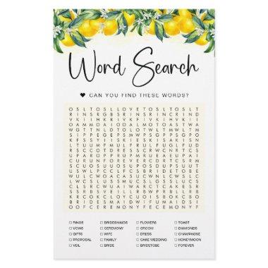 Word Search Game Lemon