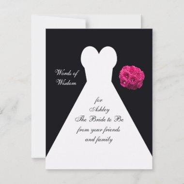 Words of Wisdom for Brides Post Invitations - Bridal Gown