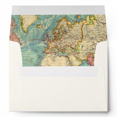 World map Travel Envelope Travel Adventure Places