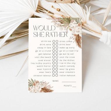 Would She Rather Bohemian Floral & Feathers Enclosure