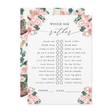 Would She Rather Boots & Bubbly Party Game Enclosure