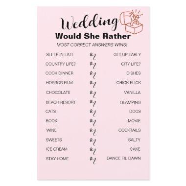 Would She Rather? Game Fun  Game
