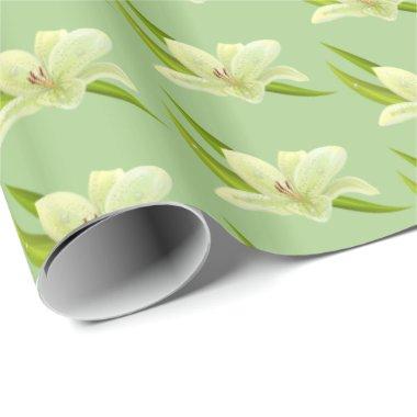 Wrapping Paper-Lily Flowers Wrapping Paper