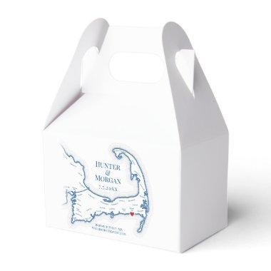 Wychmere Beach Club Cape Cod Wedding Elegant Favor Boxes