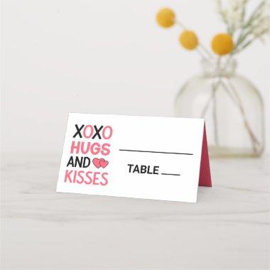 XOXO Hugs Kisses  Cute Pink Wedding Place