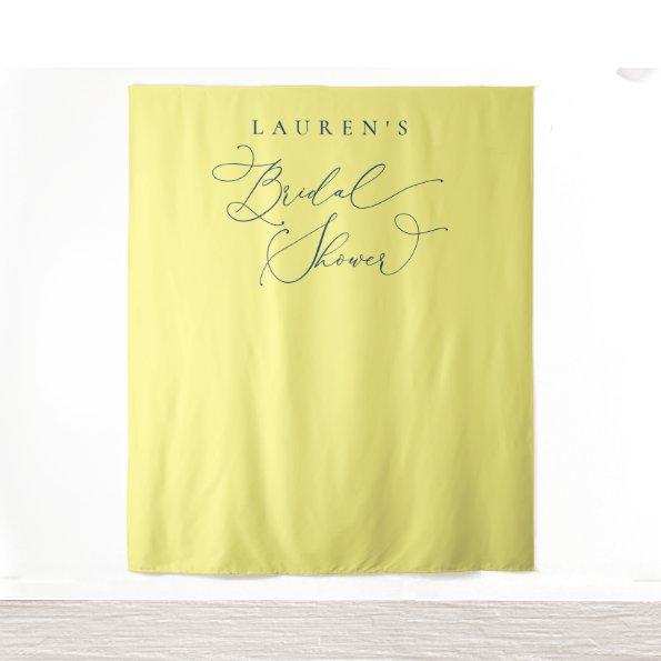 Yellow and Navy  Photo Backdrop