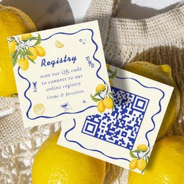 Yellow Blue Main Squeeze  Registry Enclosure