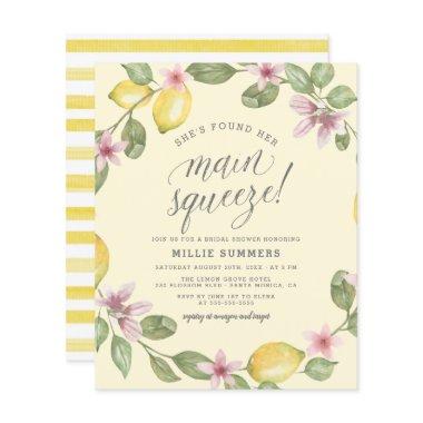 Yellow | Budget Lemon Main Squeeze Bridal Shower