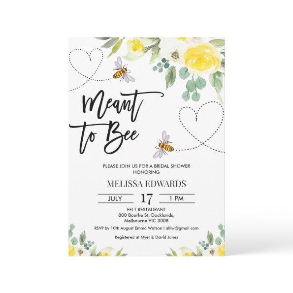 Yellow Floral Meant to Bee