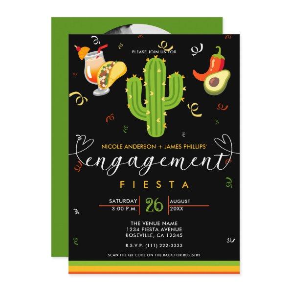 Yellow Heart Cactus Fiesta Love Engagement Party