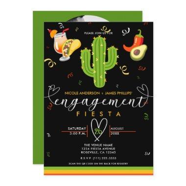 Yellow Heart Cactus Fiesta Love Engagement Party