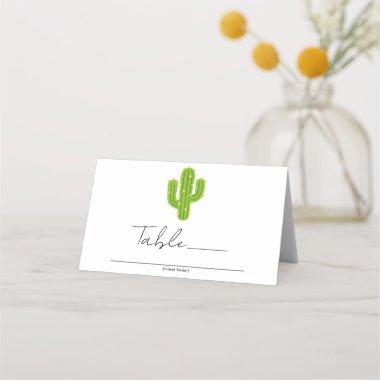 Yellow Heart Cactus Fiesta Love Table Number Place