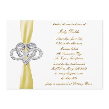 Yellow Infinity Heart