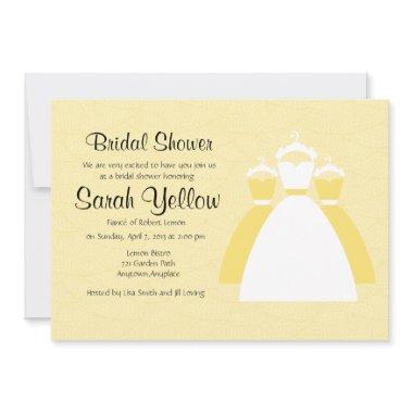 Yellow Lemon Custom  Invites