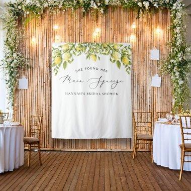 Yellow Lemon Mediterranean  Backdrop