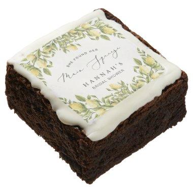 Yellow Lemon Sorrento Mediterranean  Brownie
