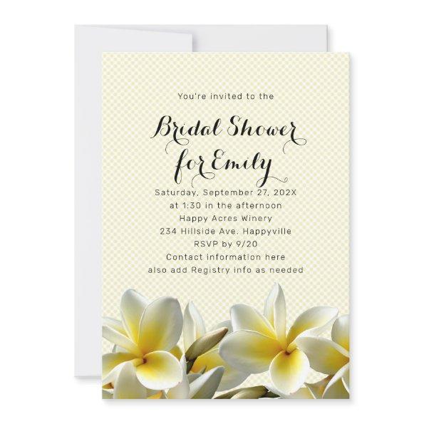 Yellow Plumeria