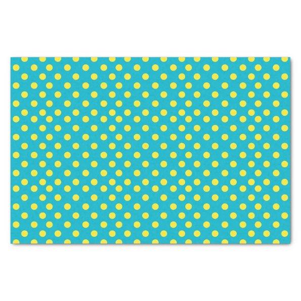Yellow Polka Dots | DIY Background Colors Tissue Paper