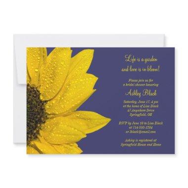 Yellow Sunflower Navy