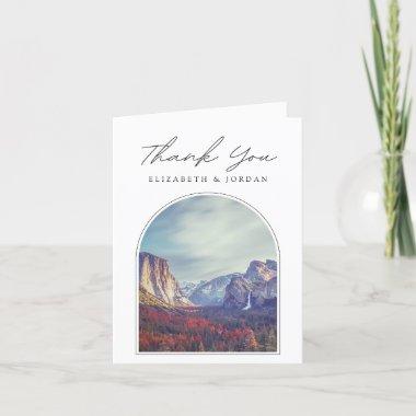 Yosemite Blank Thank You Invitations