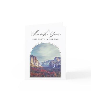 Yosemite Blank Thank You Invitations