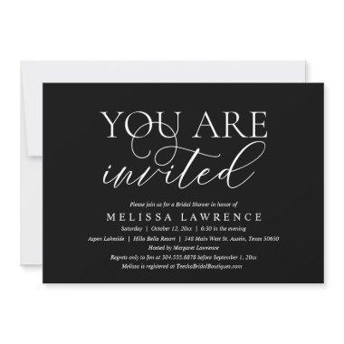 You Are Invited, Modern  Party Invita
