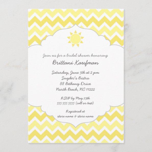 You are my sunshine baby bridal shower invite