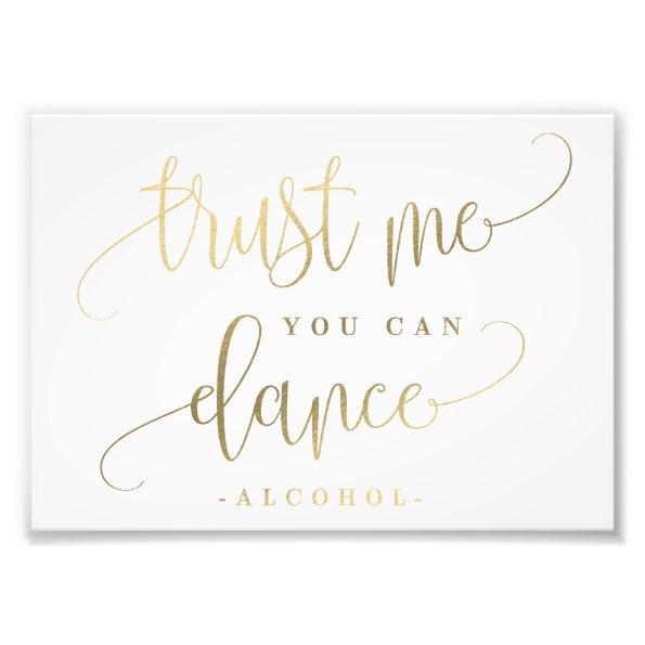 You Can Dance Bar Sign Choose Your Size Faux Gold