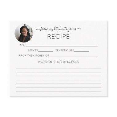 Your Photo Personalized Recipe