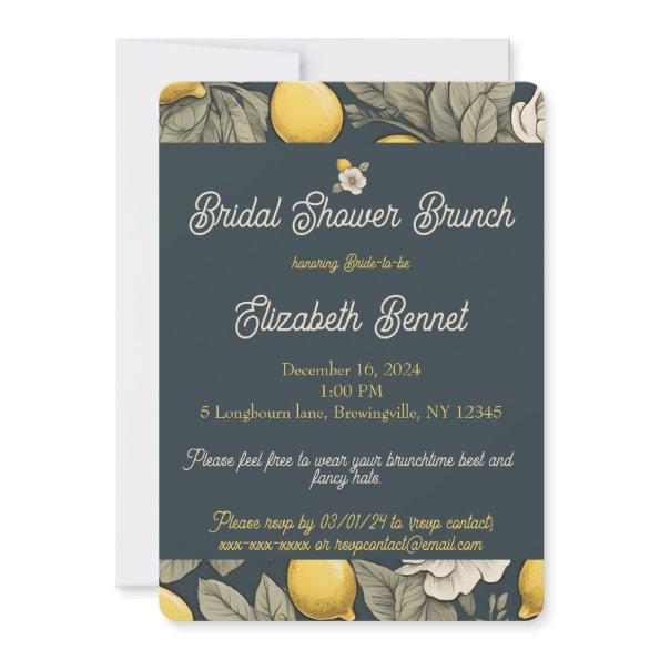 Zest Wishes-Garden Party Bridal Shower Invitations