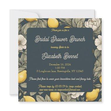 'Zest Wishes' Lemon Bridal Shower Invitations