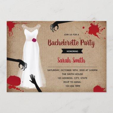 Zombie bachelorette party Invitations